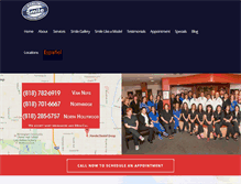 Tablet Screenshot of hamlindentalgroup.com